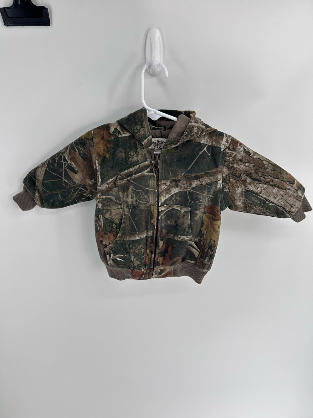 Bass Pro Shops Baby Camo Zip Hoodie Jacket - 6 months